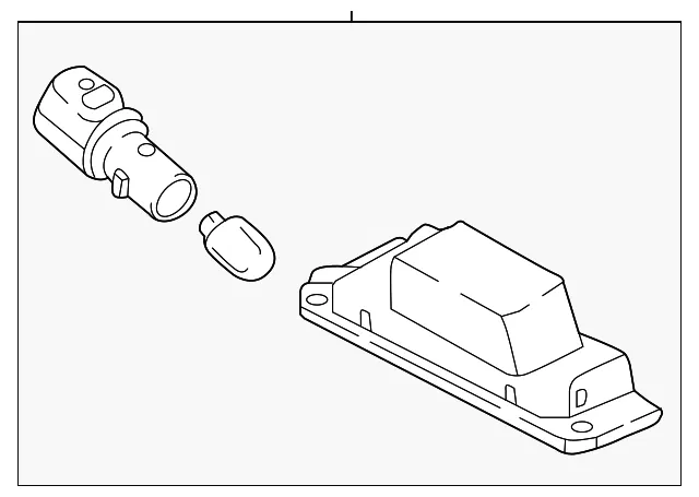 License Lamp - Kia (92501-F6000)