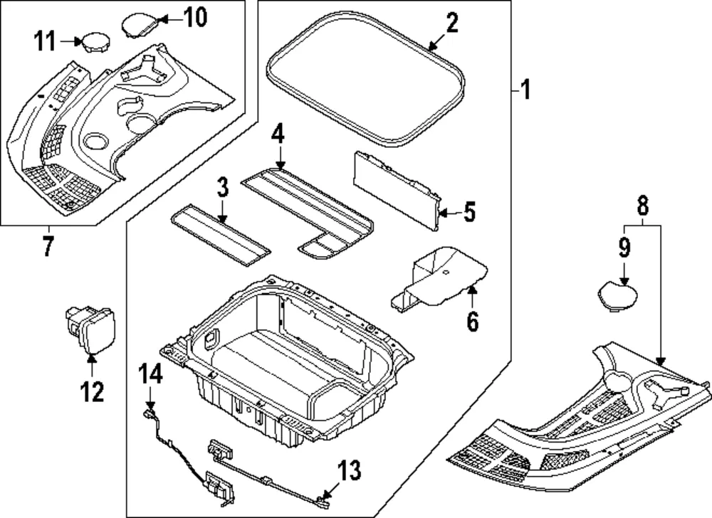 Cargo Lamp - Kia (92609-CU000)
