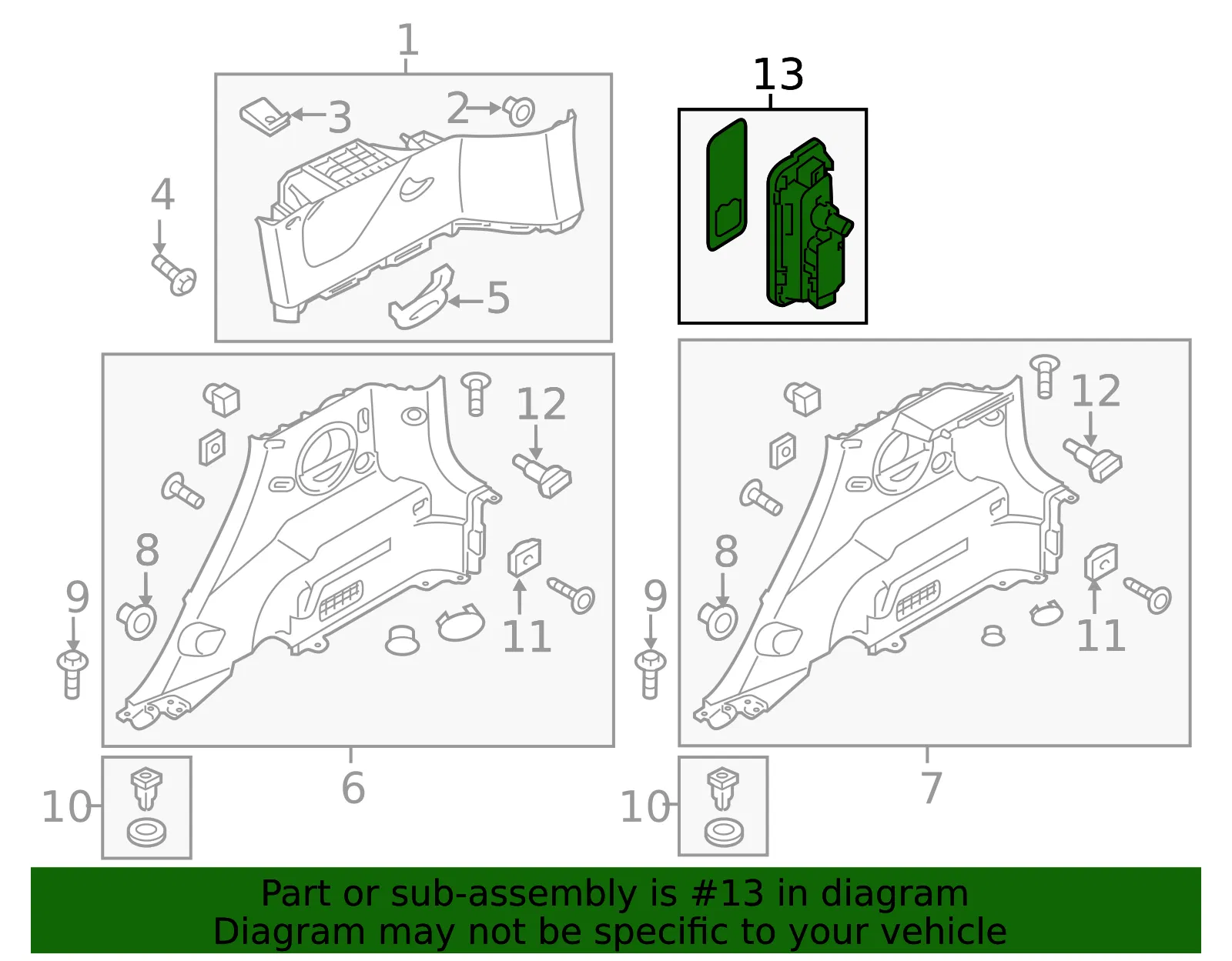 Cargo Lamp - Kia (92620-B2000) - view 2