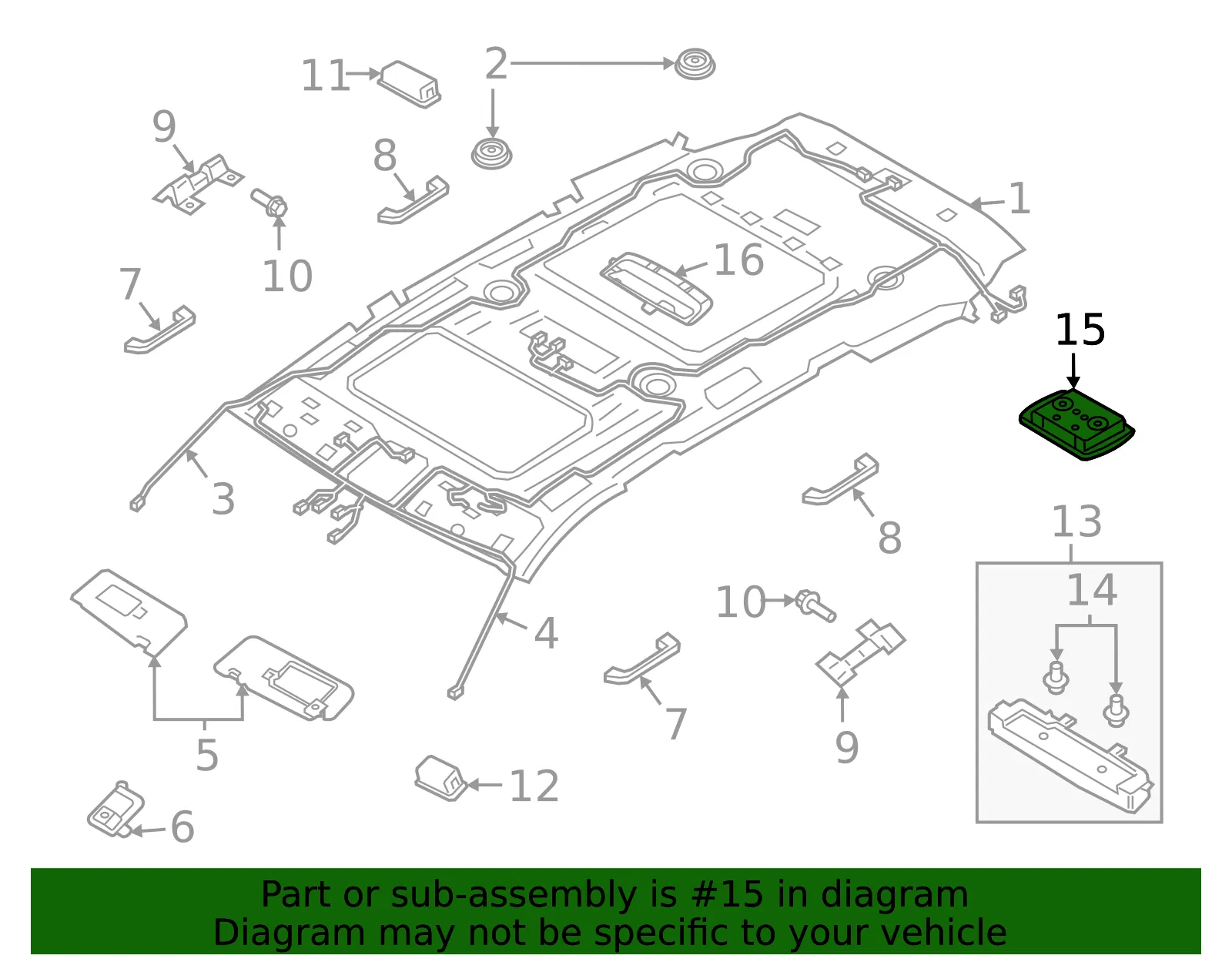 Cargo Lamp - Kia (92620-S9000) - view 2