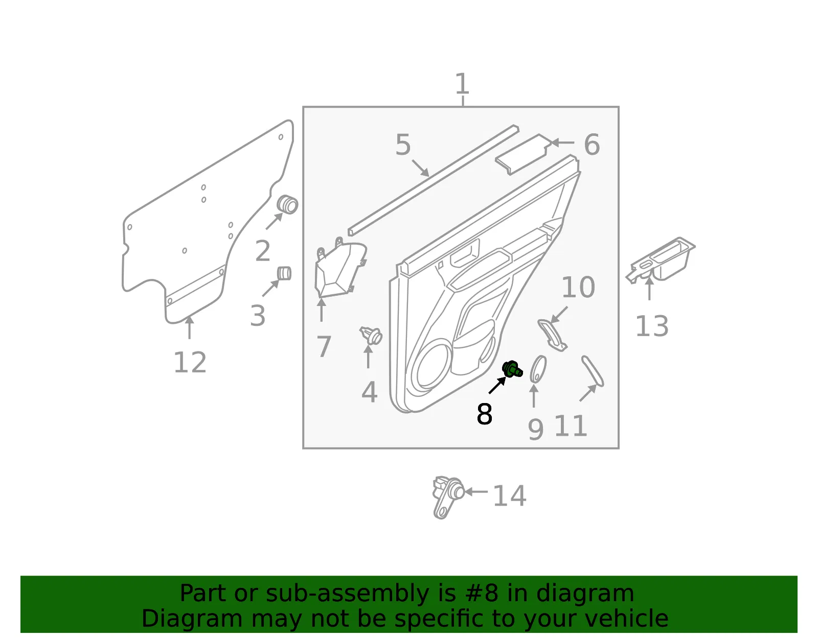 Courtesy Lamp - Kia (92632-3E000) - view 2