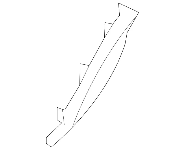 Reflector - Passenger Side (RH) - Kia (92641-1M200)