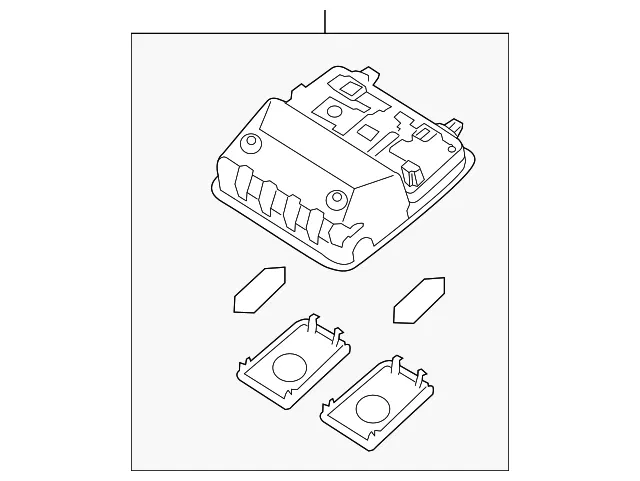 Overhead Lamp - Kia (92800-A7100ED)