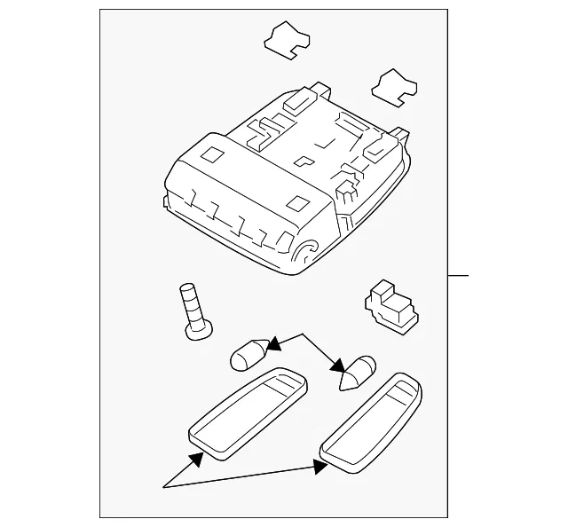 Overhead Lamp - Kia (92800-B2010EQ)
