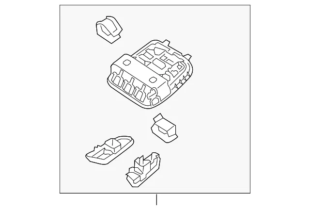 Dome Lamp Assembly - Kia (92800-D4020BGA)