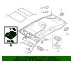 Map Lamp Assembly - Kia (92800-D9010ED) - view 4