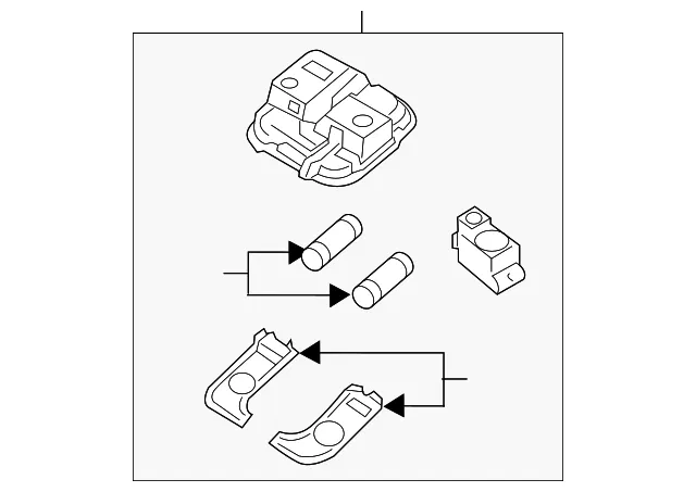 Map Lamp Assembly - Kia (92800-F2010BF3)