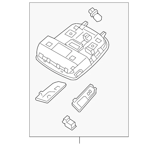 Overhead Lamp - Kia (92800-G5000HGC)