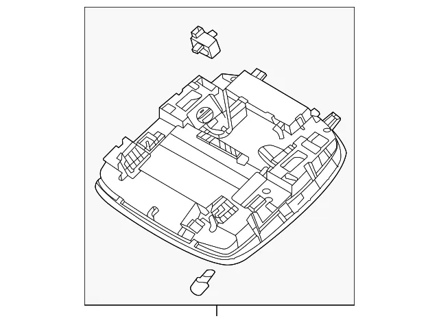 Map Lamp Assembly - Kia (92800-L2050DNN)