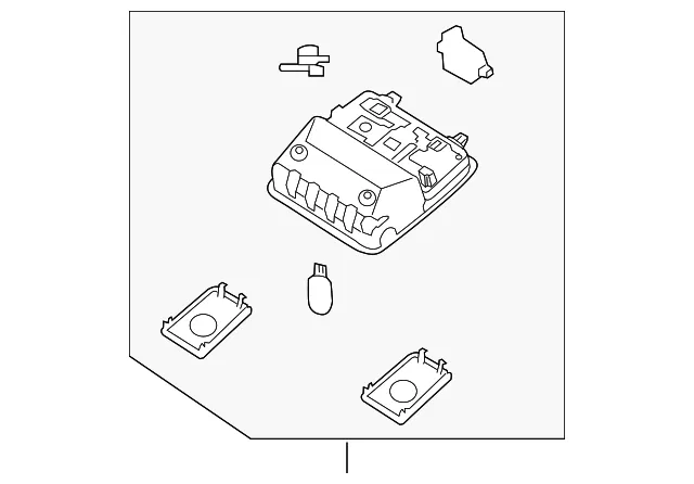 Overhead Lamp - Kia (92800-M6010BGA)