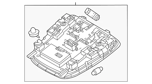 Overhead Lamp - Kia (92810-AT330GYT)