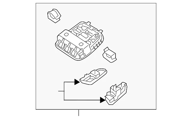 Dome Lamp Assembly - Kia (92810-D4000WK)