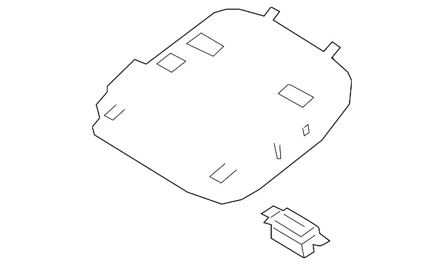 Overhead Lamp - Kia (92810-J6020AYK)