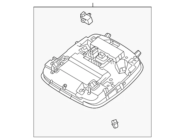 Map Lamp Assembly - Kia (92810-L2920DNN)