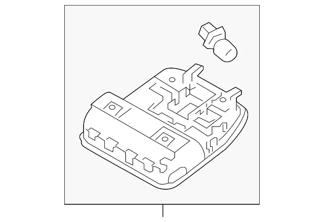 Map Lamp Assembly - Kia (92810-Q5100BGA)