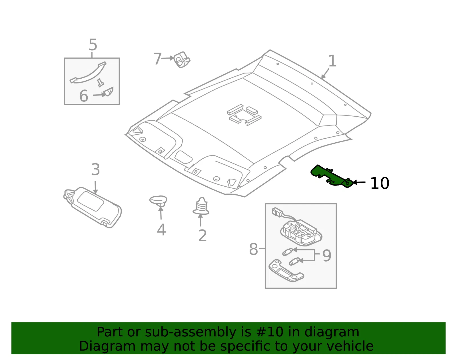 Bulb Mount Bracket - Kia (92815-38000) - view 2