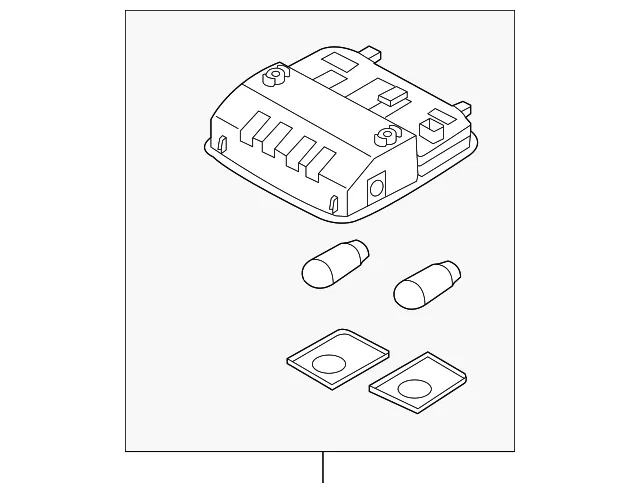 Map Lamp Assembly - Kia (92820-1M0008O)