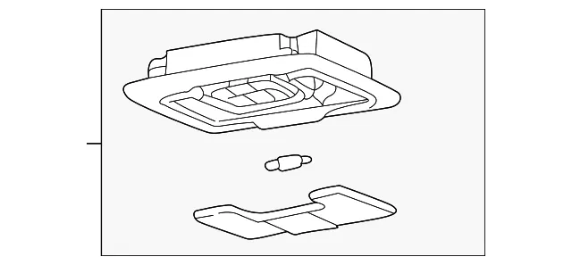Map Lamp Assembly - Kia (92820-38500GJ)
