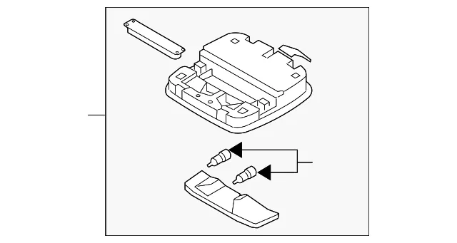 Map Lamp Assembly - Kia (92830-3F02226)