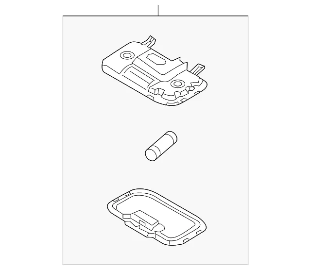 Overhead Lamp - Kia (92850-1W000HCS)