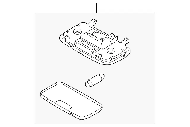 Dome Lamp Assembly - Kia (92850-2H000QW)
