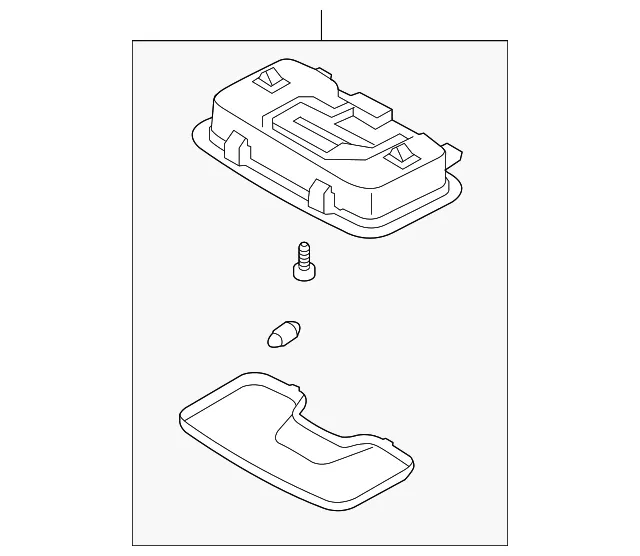 Dome Lamp Assembly - Kia (92850-2T000UP)
