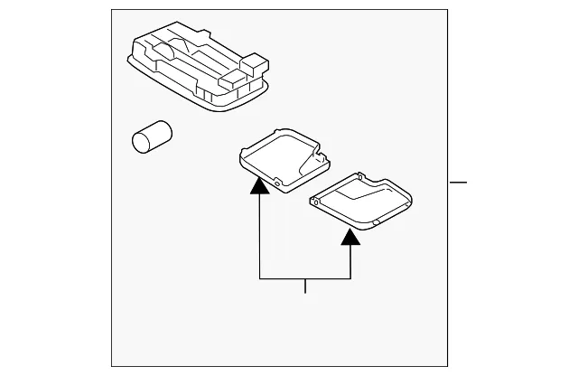 Dome Lamp Assembly - Kia (92850-3R010UP)