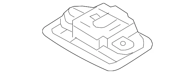 Dome Lamp Assembly - Kia (92850-3W000ED)