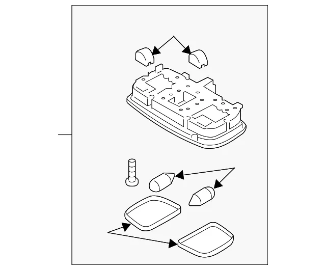Dome Lamp Assembly - Kia (92850-B2000BF3)