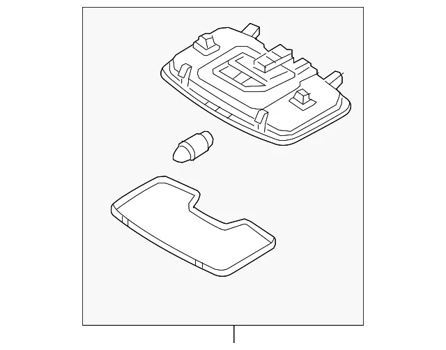 Dome Lamp Assembly - Kia (92850-G5000HGC)