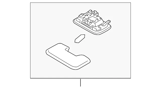 Dome Lamp Assembly - Kia (92850-G5200WK)