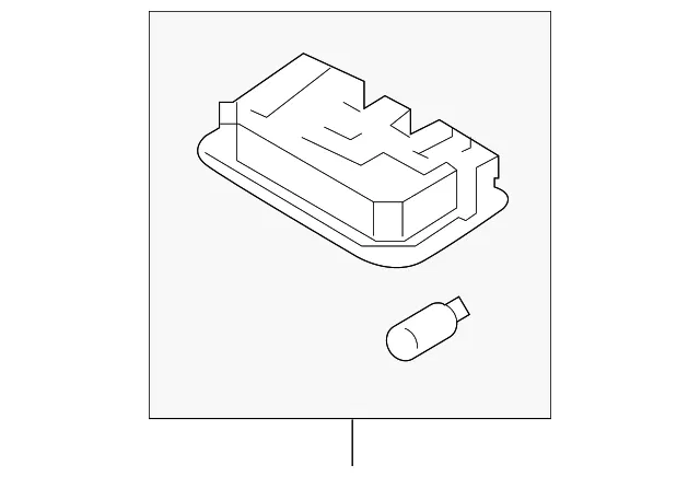 Dome Lamp Assembly - Kia (92850-Q5000BGA)