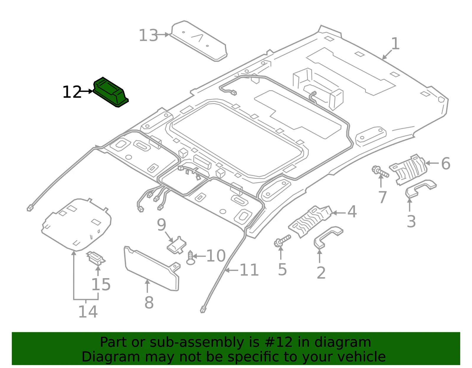 Vanity Lamp - Kia (92891-J6000) - view 2