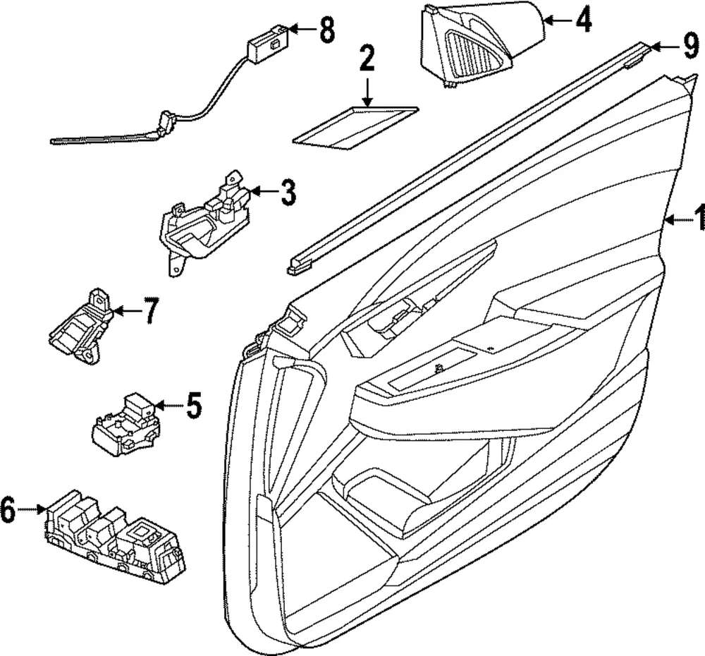 Interior Lamp - Kia (92940-CV010)