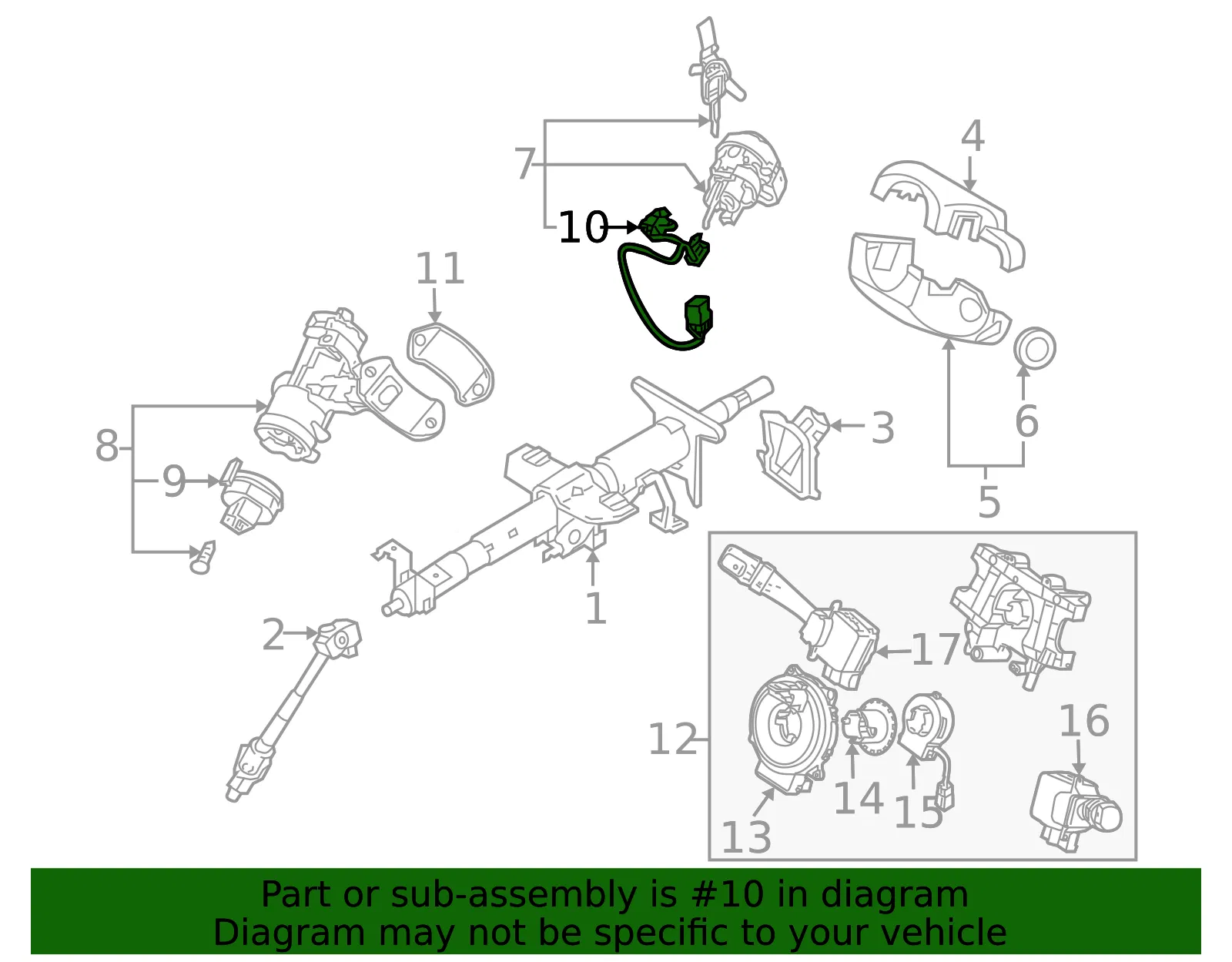 Ignition Switch - Kia (93170-2E000) - view 2