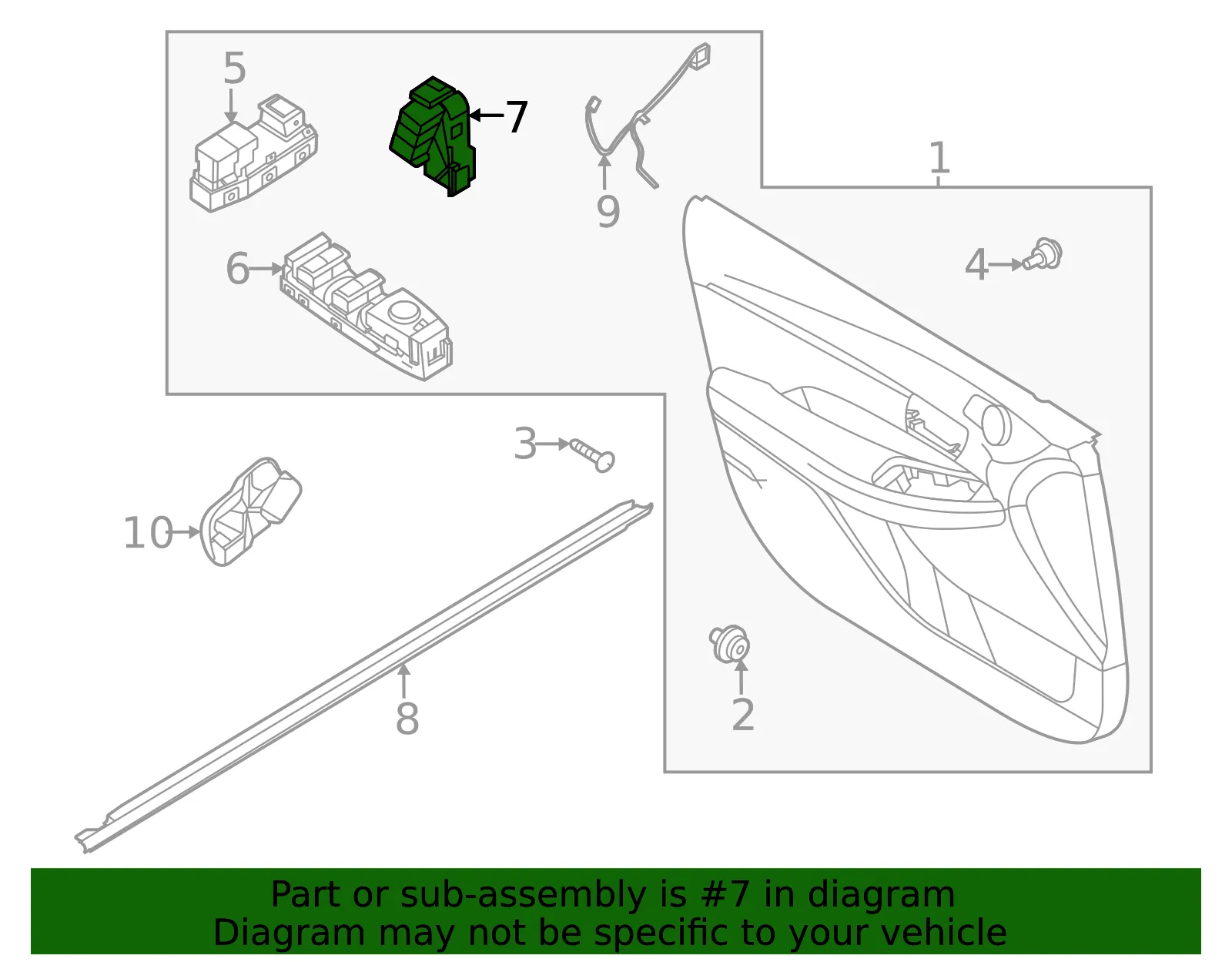 Memory Switch - Kia (93250-L2000) - view 2
