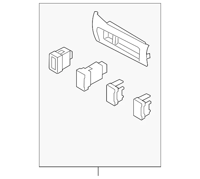 Switch Assembly - Kia (93300-4C60087)