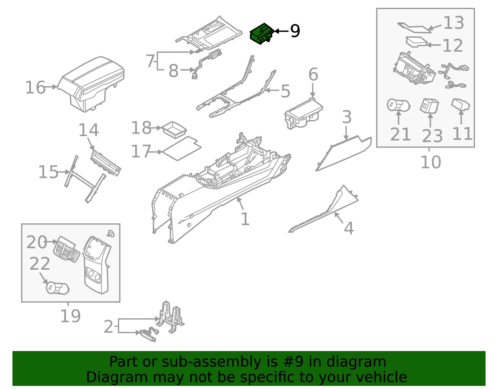 Switch Assembly - Kia (93300-F6JB0) - view 2
