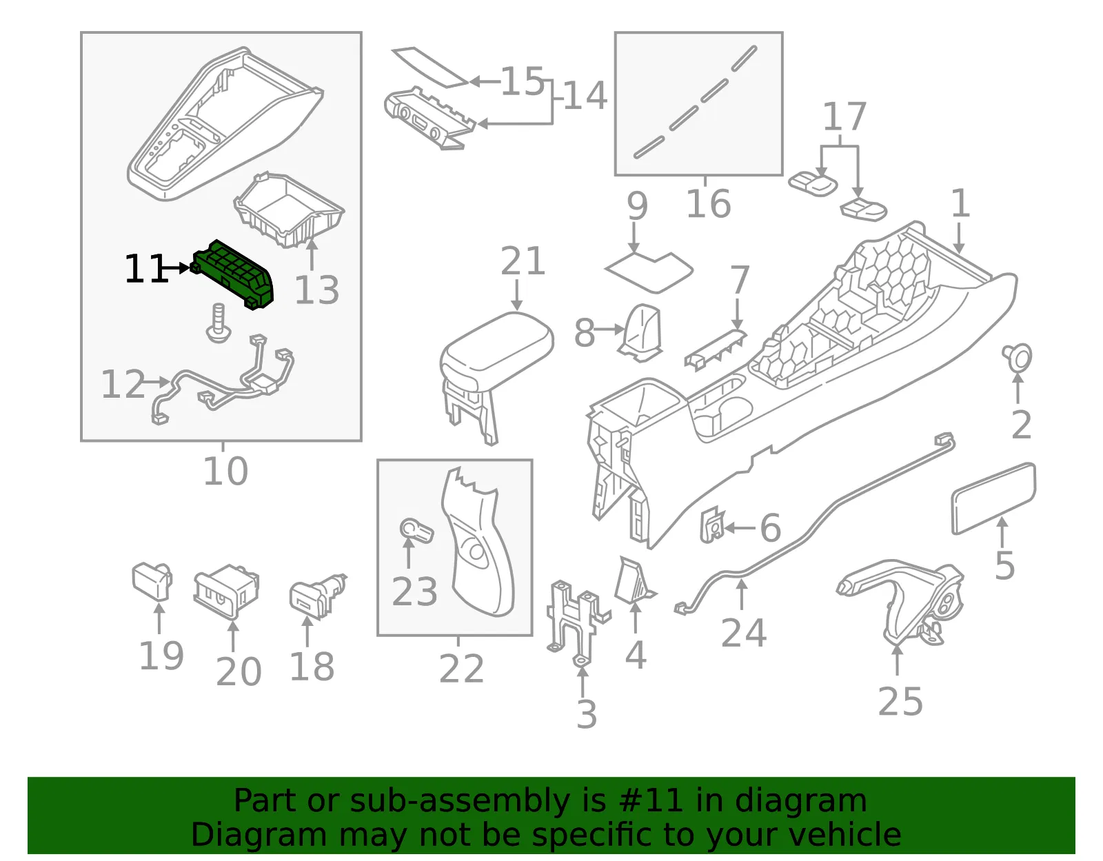 Switch Assembly - Kia (93300-H8050WK) - view 2