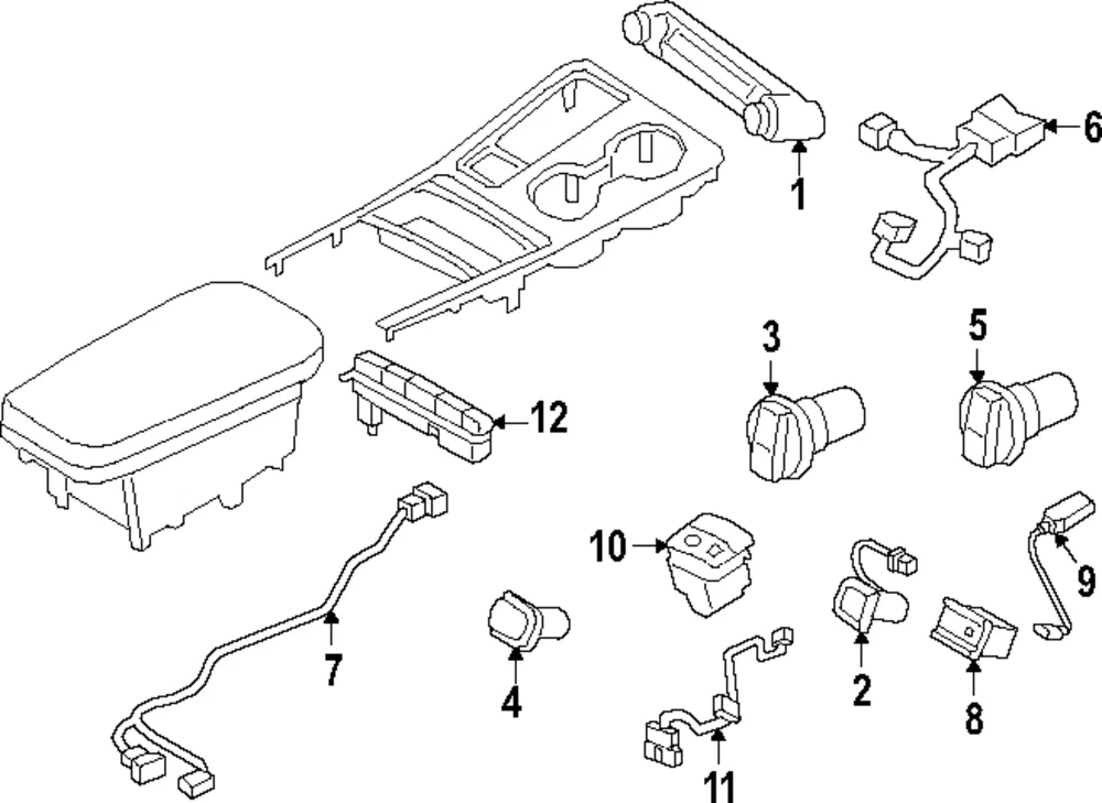 Switch Assembly - Kia (93300-J5AP0CA)