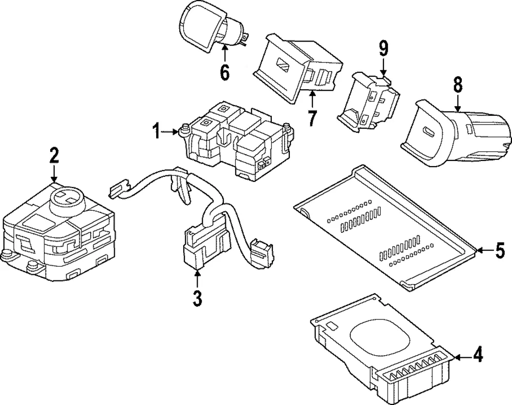 Switch Assembly - Kia (93300-P1010)