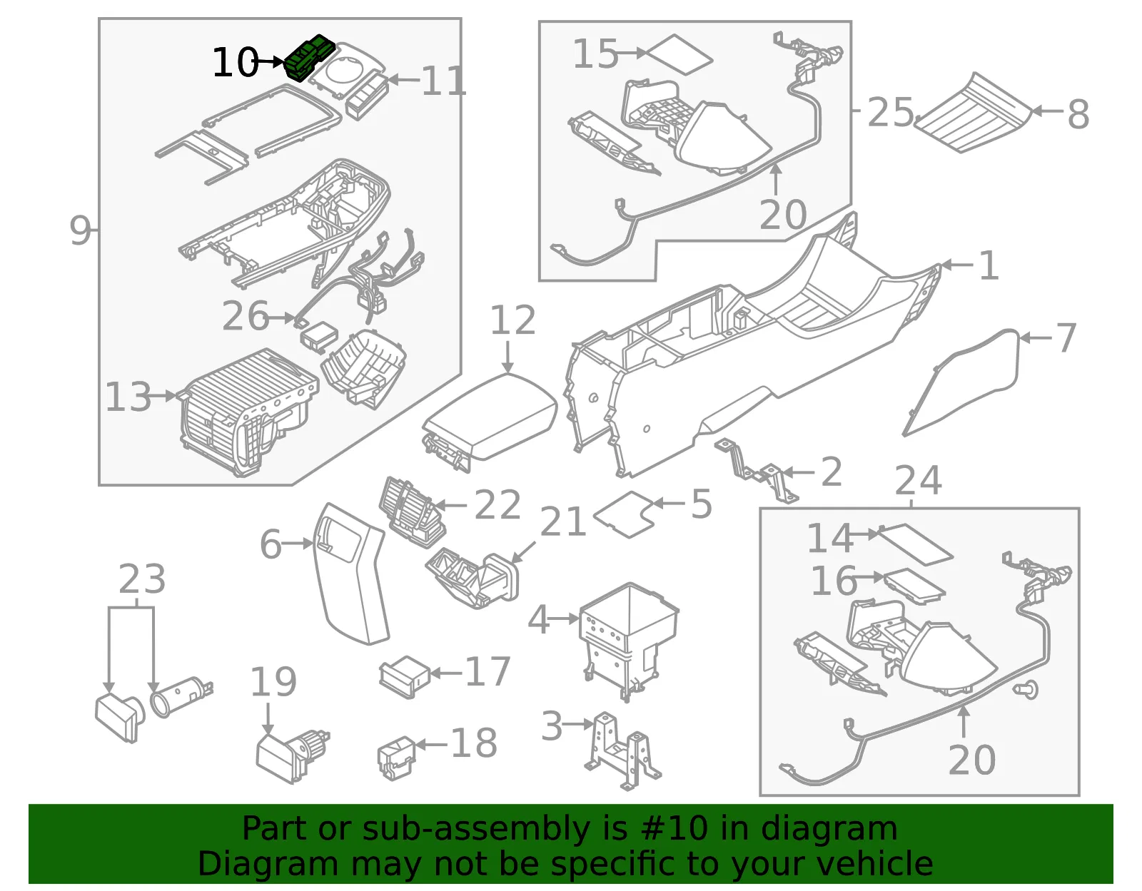 Switch - Kia (93310-Q4020) - view 2