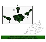 Multi-Function Switch - Kia (93400-3C500) - view 4