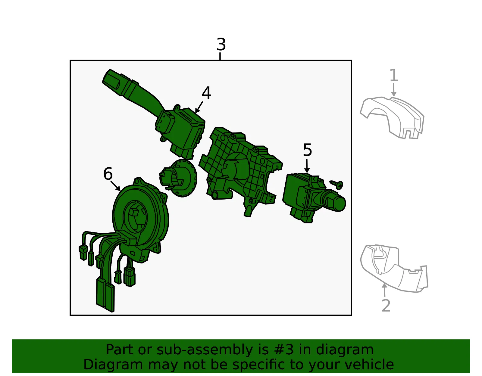 Combo Switch - Kia (93400-3E260) - view 2