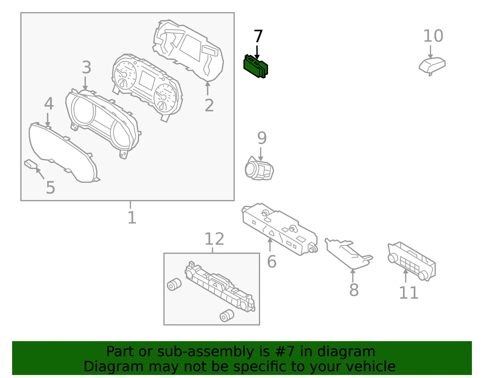 Combination Switch - Kia (93400-D9751) - view 2
