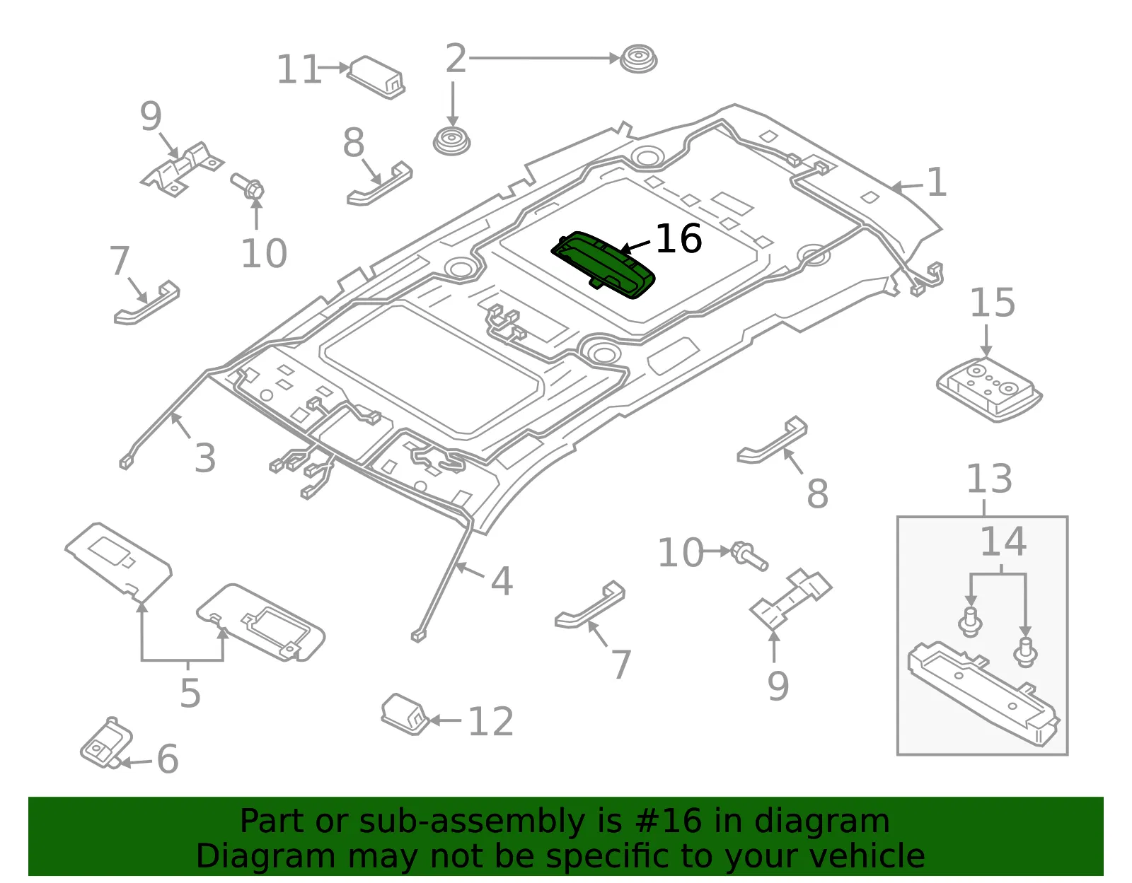 Multi-Function Switch - Kia (93406-2J760) - view 2