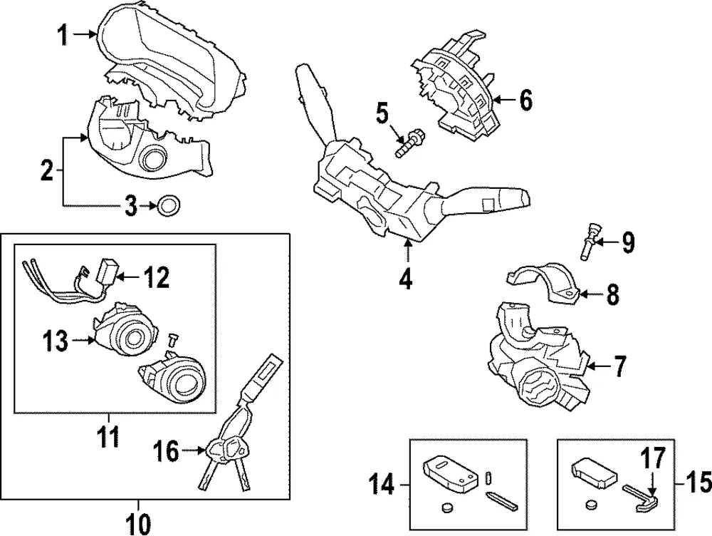 Multi-Function Switch - Kia (93406-M6500)