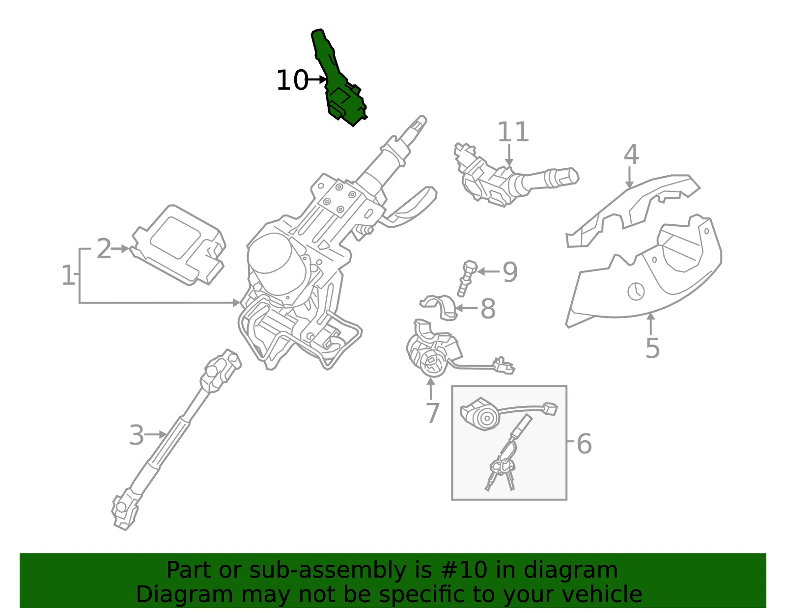 Wiper Switch - Kia (93420-2K055) - view 2