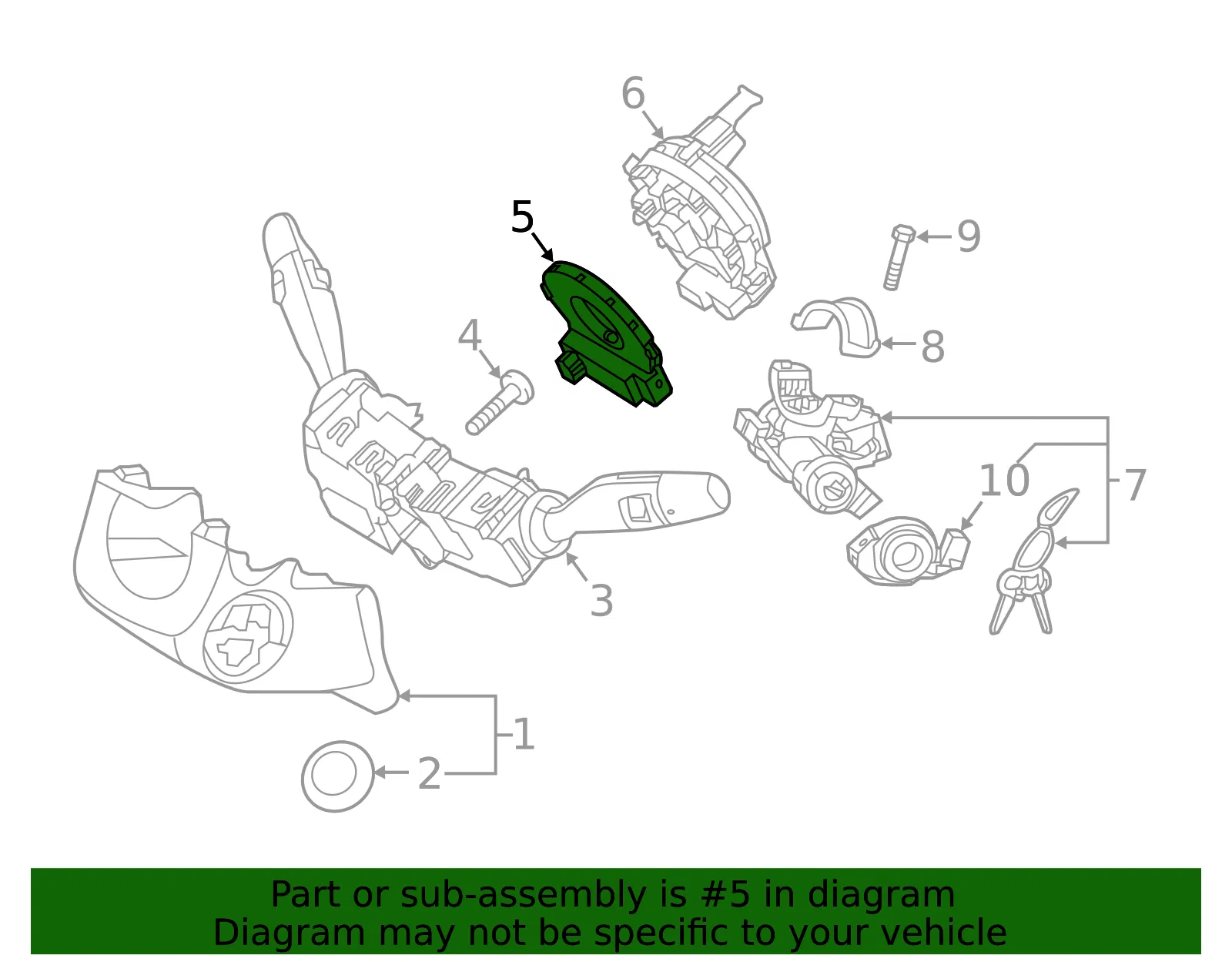 Sensor - Kia (93480-1Y000) - view 2