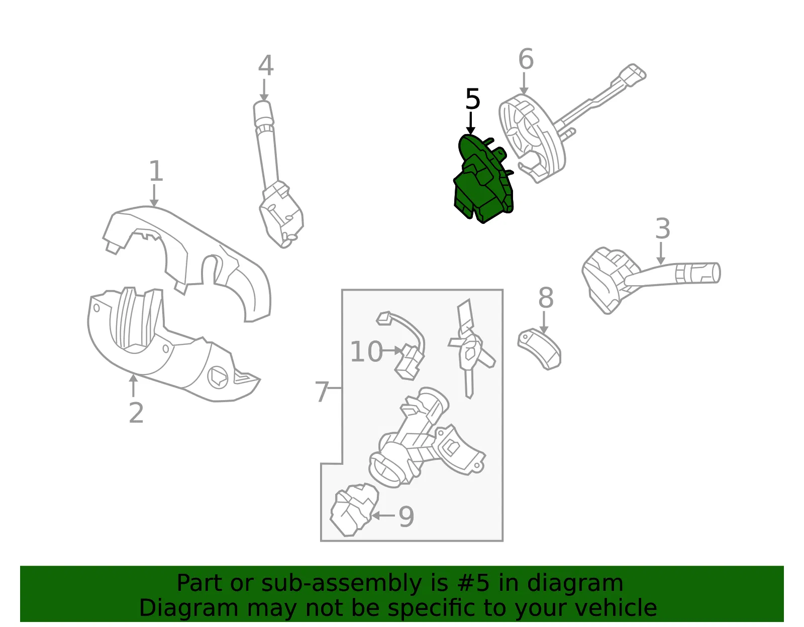 Sensor - Kia (93480-2G000) - view 2